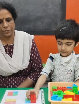 Little hands, big learning moments! 🧩✨